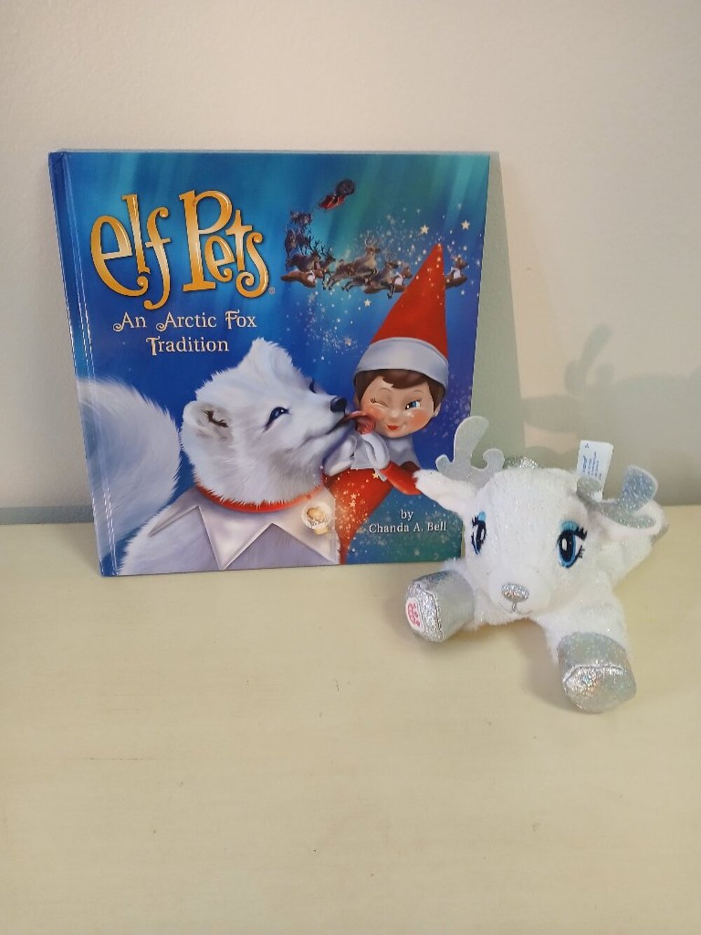 Elf Pets - An Arctic Fox Tradition with plush arctic reindeer